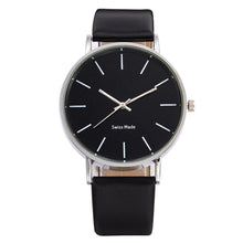 Load image into Gallery viewer, Swiss Fashion Minimal Mens Watch Black