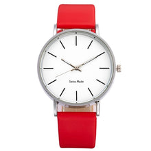 Load image into Gallery viewer, Swiss Fashion Minimal Mens Watch Red