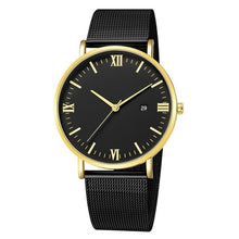 Load image into Gallery viewer, Ultra-Thin Stainless Steel Mesh Mens Watch D