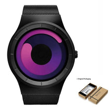Load image into Gallery viewer, Unisex Futuristic Button-Less Slim Steel Watch D