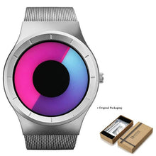 Load image into Gallery viewer, Unisex Futuristic Button-Less Slim Steel Watch K