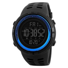 Load image into Gallery viewer, Unisex Sport Watch Chronograph Black Blue