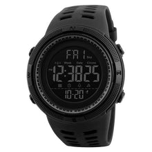 Load image into Gallery viewer, Unisex Sport Watch Chronograph Black