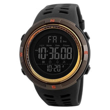 Load image into Gallery viewer, Unisex Sport Watch Chronograph Brown Gold