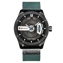 Load image into Gallery viewer, Washed-Out Casual Leather Watch For Men Black Blue