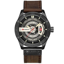 Load image into Gallery viewer, Washed-Out Casual Leather Watch For Men Black