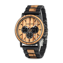 Load image into Gallery viewer, Wooden Stainless Steel Summer Watch A