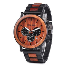Load image into Gallery viewer, Wooden Stainless Steel Summer Watch B